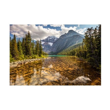 Trademark Fine Art Pierre Leclerc 'Edith Cavell Mountain' Canvas Art, 12x19 PL00528-C1219GG